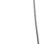 Stilvolle thermostatische Bad-/Duscharmatur in gebürstetem Nickel  Geliefert als Komplettset mit Handbrause, Brauseschlauch und Wandhalter. Erhältlich in 6 Farben.